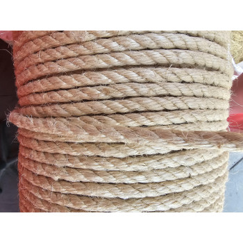 CUERDA DE HENEQUEN 11 mm O 7/16 pulg 1 kg = 12 m